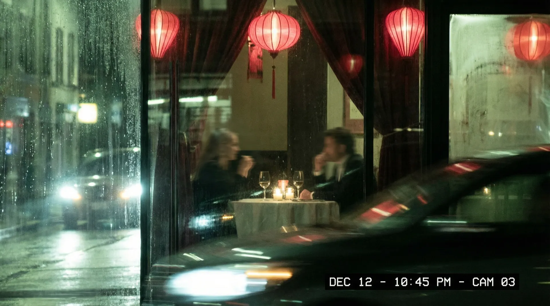 捷克街头 - 餐厅密会偷拍照